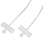 LogiLink kabelbinder met opschriftveld, nylon, wit