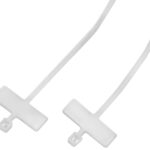 LogiLink kabelbinder met opschriftveld, nylon, wit