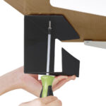 LogiLink kabelmanagementsysteem voor montage onder het bureaublad