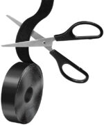 LogiLink klittenband, set van 2, 25 mm x 5 m, zwart