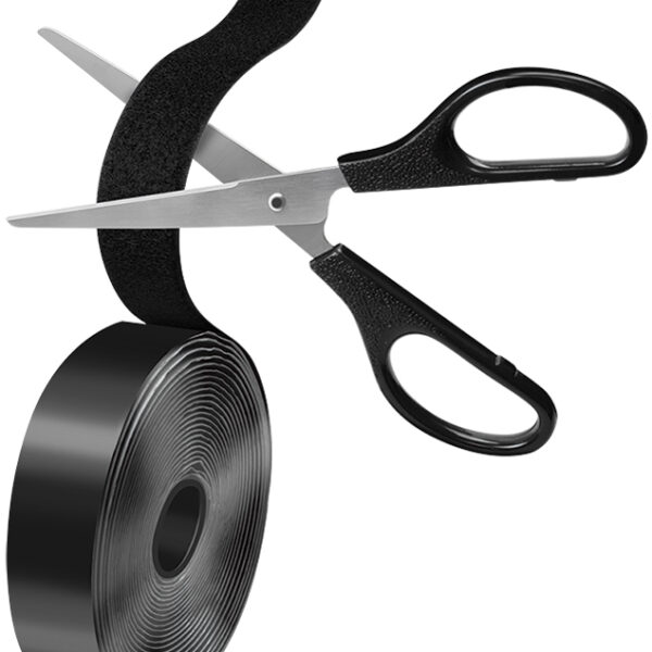 LogiLink klittenband, set van 2, 25 mm x 5 m, zwart