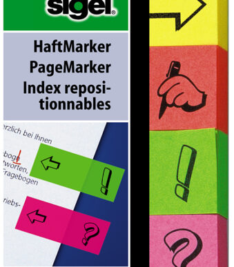 sigel kleefstrips Symbol, 50 x 20 mm, 160 vel