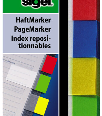 sigel kleefstrips Transparant, 50 x 20 mm, 160 vel