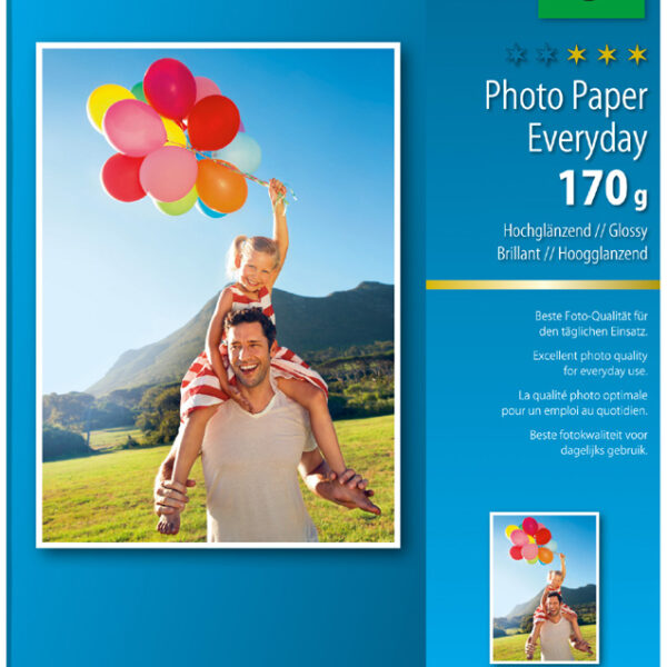 sigel inkjet-fotopapier Everyday, A4, hoogglanzend, 170 g/m2, 20 vel