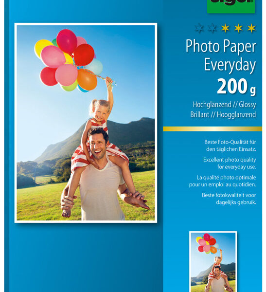 sigel inkjet-fotopapier Everyday, 10 x 15 cm, 200 g/m2, wit, 24 vel