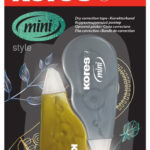 Kores wegwerp correctieroller 'Mini metallic Style'