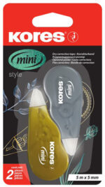 Kores wegwerp correctieroller 'Mini metallic Style'