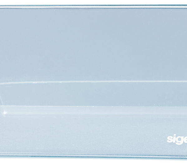 SIGEL Tafelnaambordje dubbelzijdig transparant 100x60mm, 10 st.
