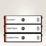 AVERY Zweckform hangordnerrug-etiketten, 63 x 297 mm