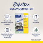 AVERY Zweckform hangordnerrug-etiketten, 63 x 297 mm