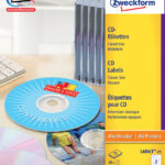 AVERY CD-etiketten ClassicSize, 25 vel A4, permanent, wit
