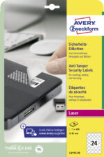 AVERY beveiligingsetiketten rond, diameter 40 mm