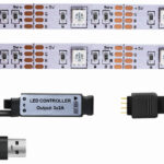 LogiLink RGB-LED-strip met afstandsbediening, zelfklevend, 3 m