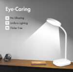 LogiLink staande LED-bureaulamp, wit