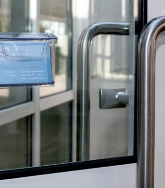 sigel wand-visitekaartjeshouder ´acrylic´ acryl, glashelder