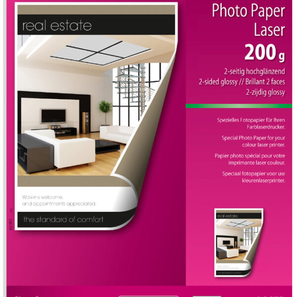 SIGEL fotopapier A4 200g/m², 2-zijdig glanzend, 200 vel