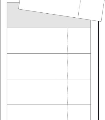 sigel entreekaarten, 180 x 55 mm, printbaar, hoogwit