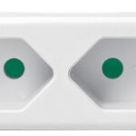 LogiLink Euro-stekkerdozenlijst, 3-voudig, met schakelaar, wit