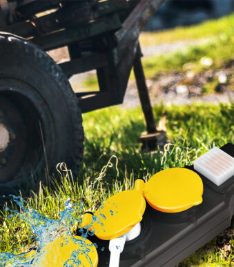 LogiLink Outdoor-stekkerdozenlijst, 5-voudig, zwart, IP44