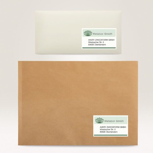 AVERY Recycling adres etiketten, 63,5 x 46,6 mm, naturelwit, permanent, 100 vel A4