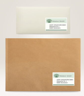 AVERY Recycling verzend etiketten, 99,1 x 67,7 mm, naturelwit, permanent, 100 vel A4