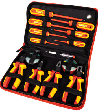 BRÜDER MANNESMANN VDE-gereedschapset, 14-delig, in nylon etui