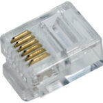 LogiLink RJ12 stekker voor platte kabel, onafgeschermd