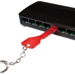 LogiLink RJ45 veiligheidsslot, 1 sleutel / 10 sloten