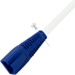 LogiLink knikbeschermingstule voor RJ45 stekker, inkortbaar, blauw