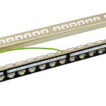 LogiLink Patch Panel Cat. 6A, 24 poorts, zwart (RAL 9005)