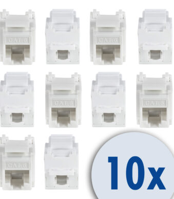 LogiLink Keystone module Cat.6, Klasse E, onafgeschermd