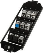 LogiLink Keystone bracket, 3-voudig, voor 9 Keystone modules