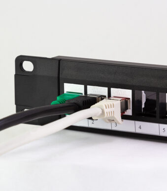 LogiLink 19' Keystone Patch Panel, 24 poorts, zwart