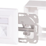 LogiLink aansluitdoos Cat. 6A, 2x RJ45, wit, afgeschermd