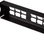 LogiLink 10' Keystone Patch Panel, 12-poorts, zwart