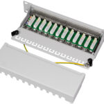 LogiLink 10´ Patch Panel Cat. 6, afgeschermd, 12 poorts, 1 HE