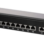 LogiLink 19´ Patch Panel Cat. 6, afgeschermd, 24 Port, 1 HE