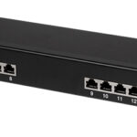 LogiLink 19´ Patch Panel Cat. 6 EconLine, 16 poorts, zwart