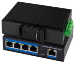 LogiLink Industrial Fast Ethernet PoE Switch, 5-poorts
