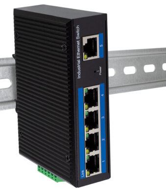 LogiLink Industrial Fast Ethernet PoE Switch, 5-poorts