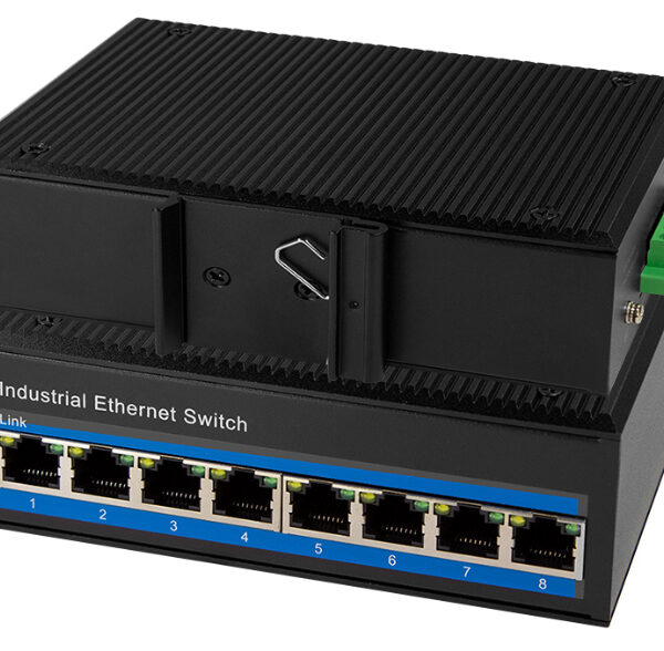 LogiLink Industrial Fast Ethernet PoE Switch, 8-poorts