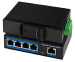 LogiLink Industrial Gigabit Ethernet PoE Switch, 5 poorts