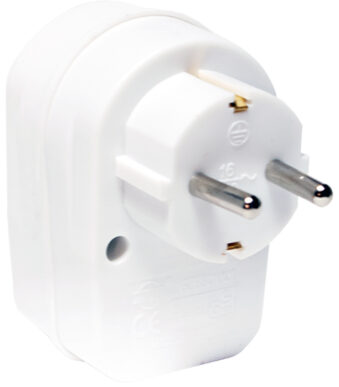 LogiLink overspanningsbeveiligings-adapter, wit