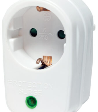 LogiLink overspanningsbeveiligings-adapter, wit