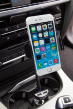 LogiLink auto-oplader & smartphone houder