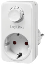 LogiLink adapterstekker met dimmer, wit