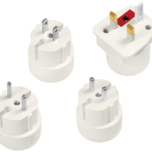 LogiLink reisadapter-set (EU/UK/US), wit
