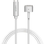 LogiLink USB-C - Apple MagSafe 2 laadkabel, zilver