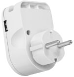 LogiLink adapterstekker met Smartphone-opstelvak, wit