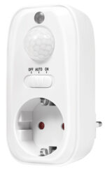 LogiLink adapterstekker met bewegingssensor, wit